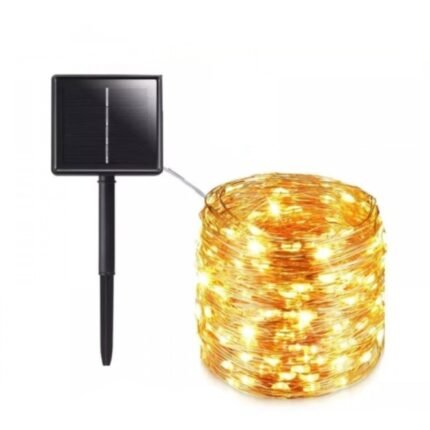 Ηλιακά φώτα LED, πακέτο, 22 μέτρα, 220 τεμάχια LED, κίτρινο φως